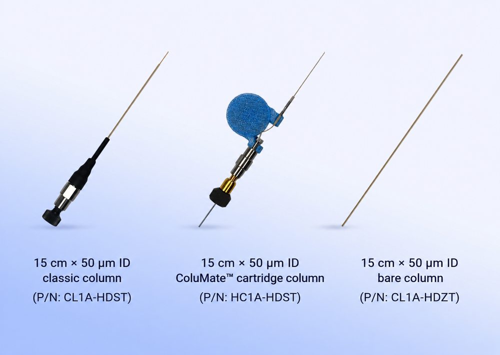 30/50 µm ID Columns for Low Input Proteomics